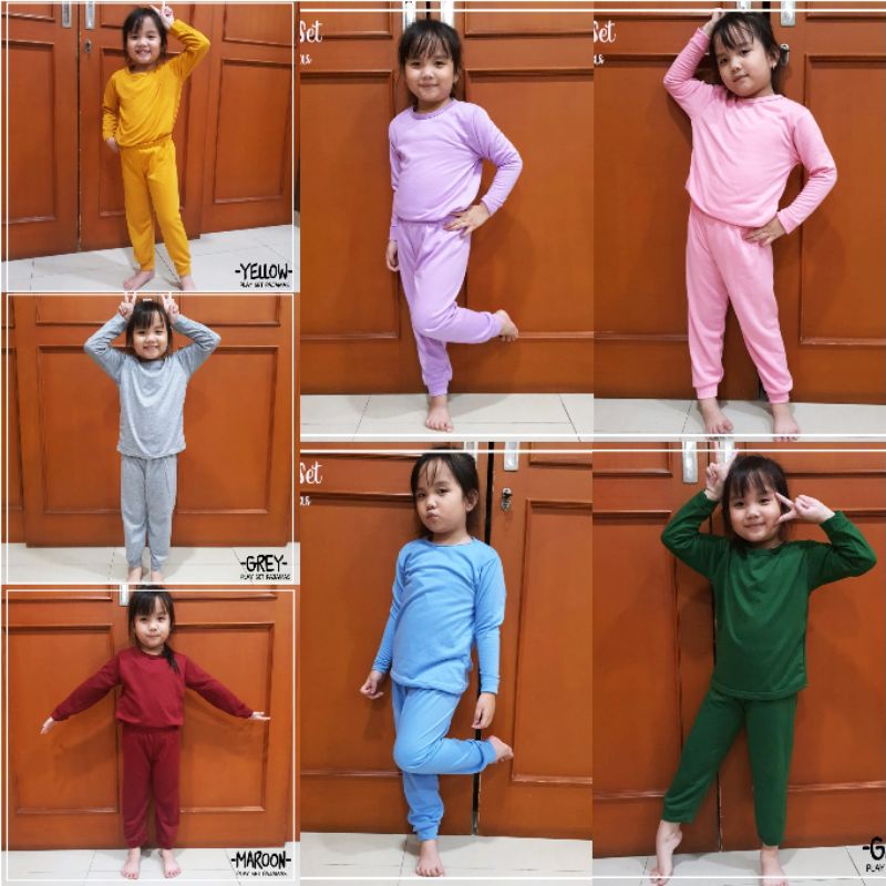 SETELAN PIYAMA ANAK CEWEK COWOK/BAJU TIDUR ANAK COWOK CEWEK