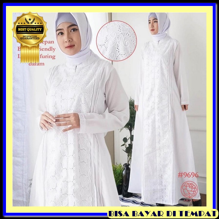 Mariya Gaun Bj Baju Bsju Long Dress Dress Pakaian Pakian Pakean Babydoll Bebydoll Ceruty Ceruti Gamis Games Turky Turkey Maxy Maxi Pesta Muslim Muslimah Wanita Wanit Wnita Mewah Premium Ekslusif Furing Original Branded L Gamis Putih Katun Jumbo/Baju H