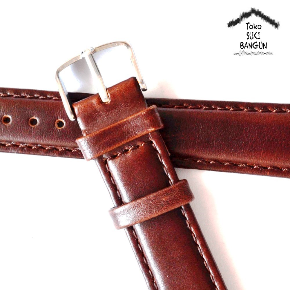 TALI JAM 20mm Kulit Vintage Genuine Leather Watch Band Strap