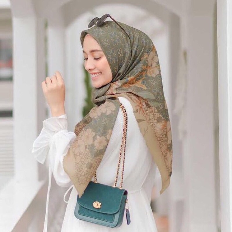 Praya Scarf Green Smoke - Kak Ranjani