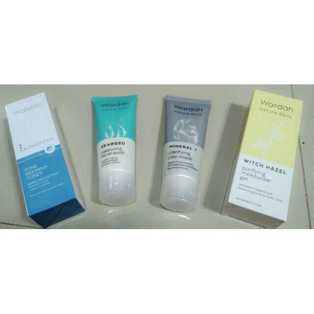 WARDAH PAKET KULIT BERMINYAK