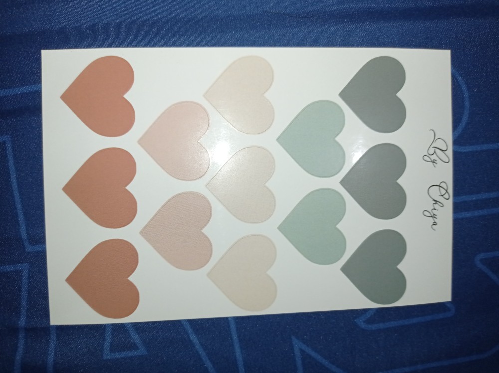 Sticker Bentuk Hati Heart Sticker