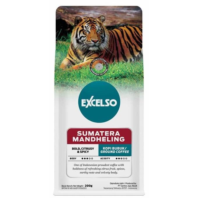 

Kopi Excelso ~ Sumatera Mandheling Ground 200Gr / Kopi Bubuk Excelso