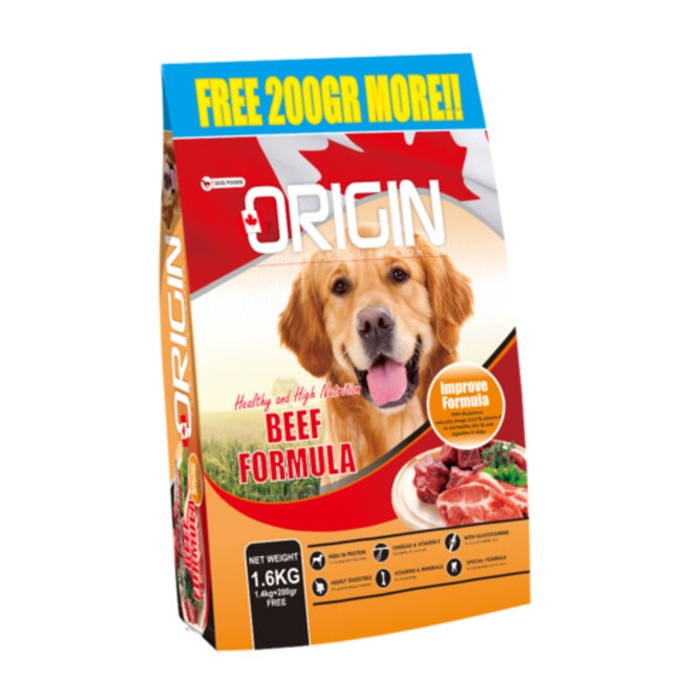 

23bagusmenshop - Origin Dog Food 1.6kg Dry Makanan Anjing Kering Premium