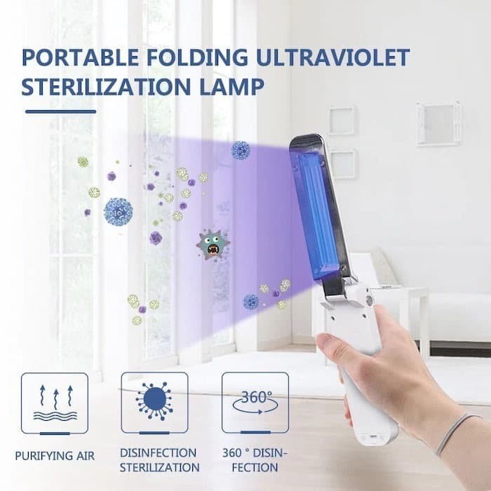 UV-C Sterilizer (Lampu Ultraviolet Desinfektan Bakteri Virus Kuman)