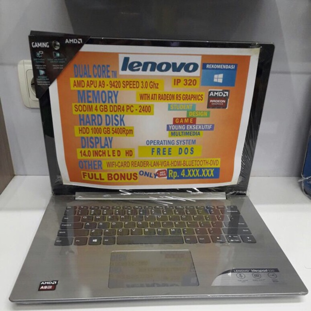 PROMO  Lenovo ip 320 amd a9 SIAP PAKAI