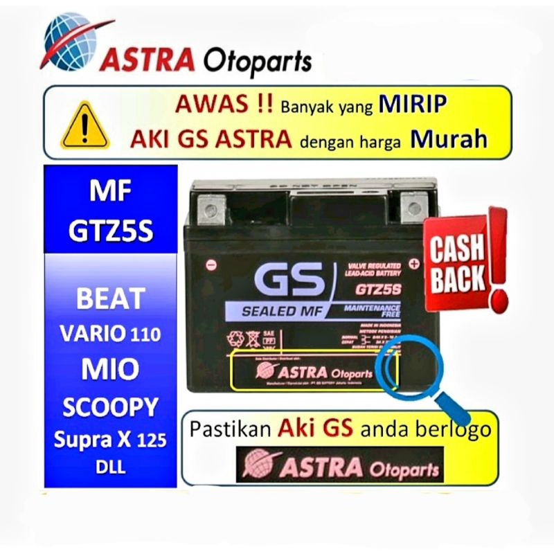 AKI MOTOR GS ASTRA GTZ 5 S BEAT,MIO,VARIO 110