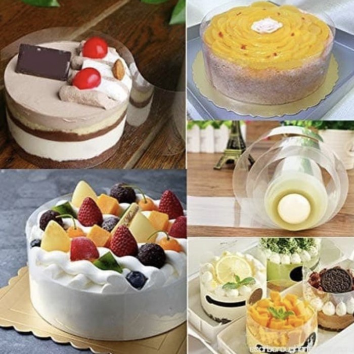 

T20R Cake Collar 8Cm Mika Utk Sekeliling Cake Puding Panjang 10 Meter Ht501Gr