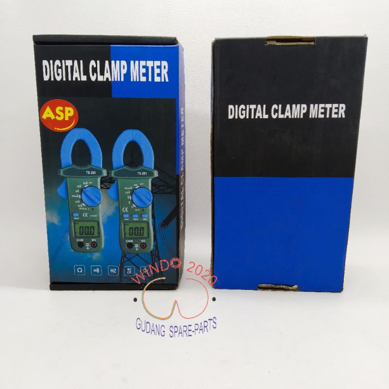 TANG AMPERE DIGITAL CLAMP METER TS-202+ | ALAT TEST / UKUR AMPER LISTRIK DAN KAPASITOR / CAPASITOR