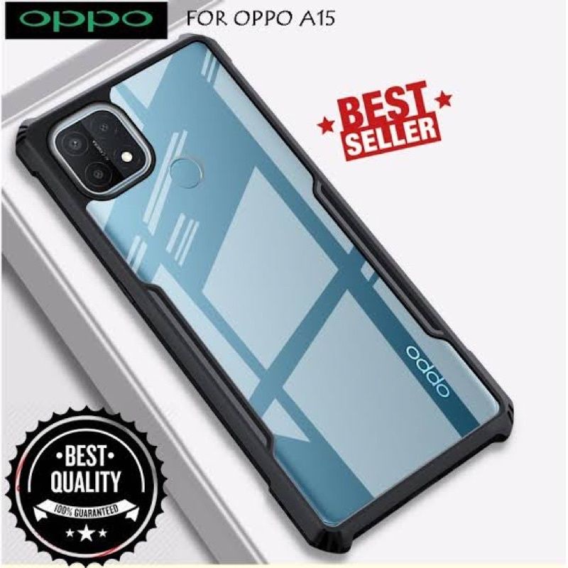 Case Fuze Transparan oppo A5/A9 2020/ A33/ A53/ A52/ A92/ A15/ A15S Case Transparant Shockproof