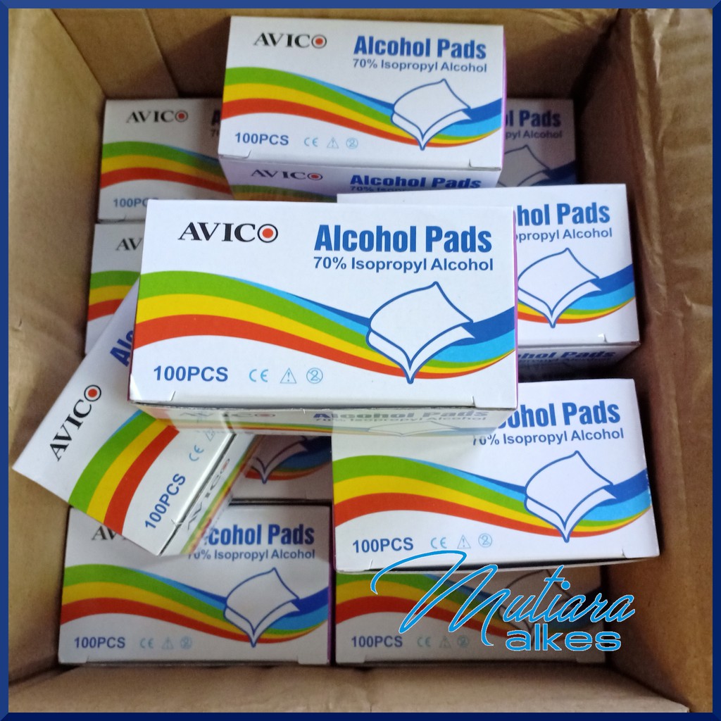 (MUTIARA ALKES) AVICO SWAB -ONESWABS ONEMED - Alcohol Pads - Tissue Alkohol