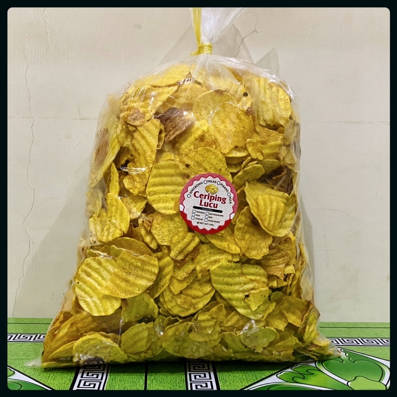 

Keripik Talas Gelombang Talas Potato Aneka Rasa 500g 1kg