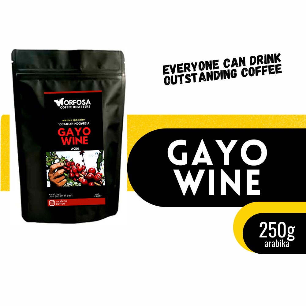 

KOPI ARABIKA GAYO WINE 250 GRAM KOPI BIJI & KOPI BUBUK