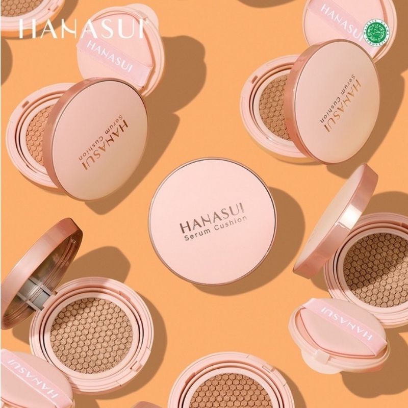 HANASUI Serum Cushion 15gr | Foundation | Flawless | Natural Dewy Finish | Perfect Coverage