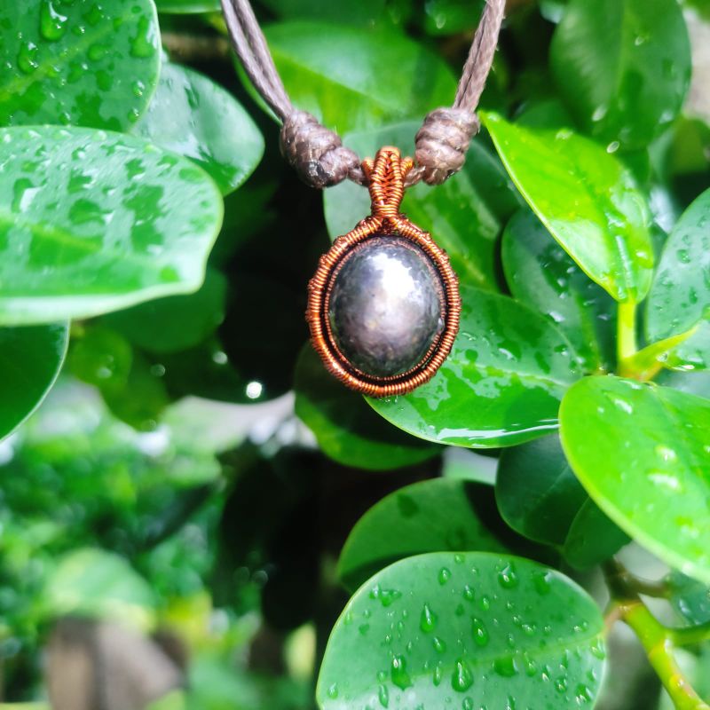 KALUNG ETNIK LIONTIN BATU PERMATA  RUBY GONDOLA (N)