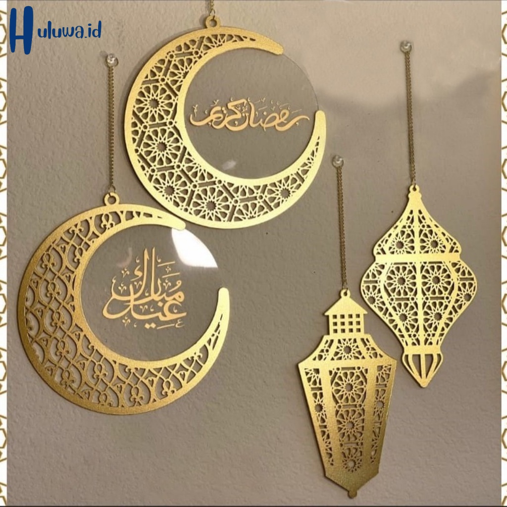 Hiasan Ramadhan Idul Fitri / Hiasan Gantung Lebaran / Hiasan Islami/Eid Hanging Decorations
