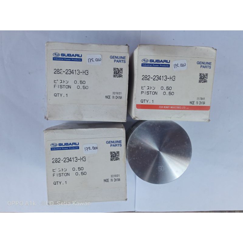 Piston Original standard, 0.5 Mesin Robin EY20 merk SUBARU