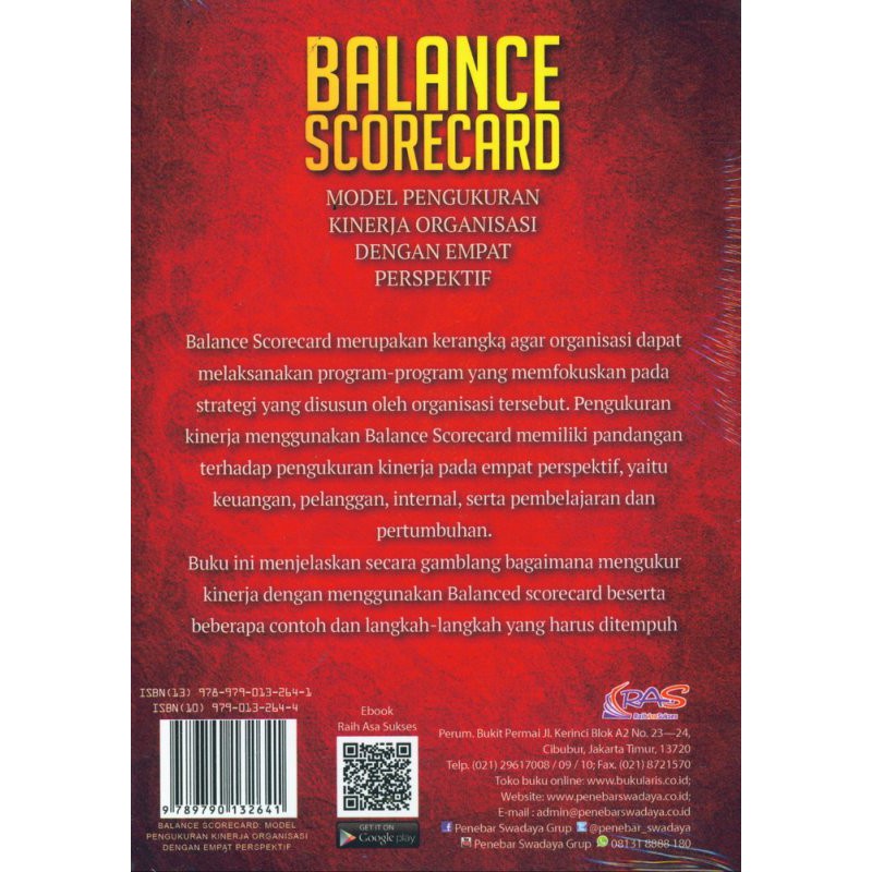 BUKU MANAJEMEN BALANCE SCORECARD MODEL PENGUKURAN KINERJA ORGANISASI DENGAN EMPAT PERSPEKTIF