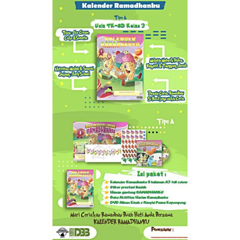 

Kalender Ramadhan untuk menemani anak berpuasa pada bulan ramadhan belajar puasa