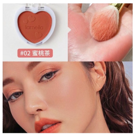 LAMEILA Blush on 4 Colours Love Palette Blusher HK 5107