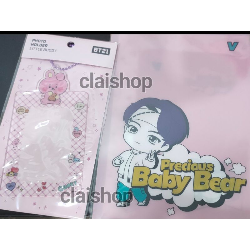 Folder Tiny Tan V Taehyung BTS Cardholder BT21 Cooky little friend