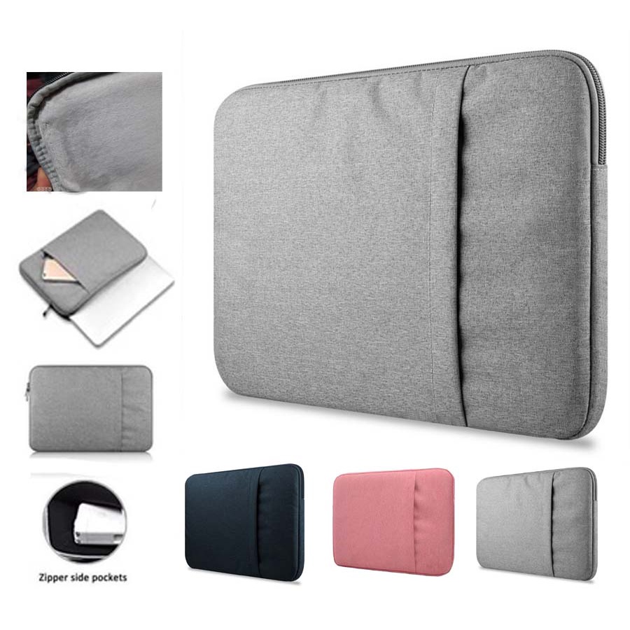 Tas Laptop / Softcase Nylon for Macbook 15,6 inch Sleeve Case - Black