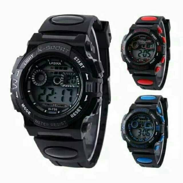 Jam Tangan Unisex Pria Sporty Lasika Anti Air F-99