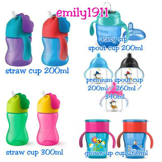 Jual Avent straw cup / avent grown up cup / avent spout cup / avent