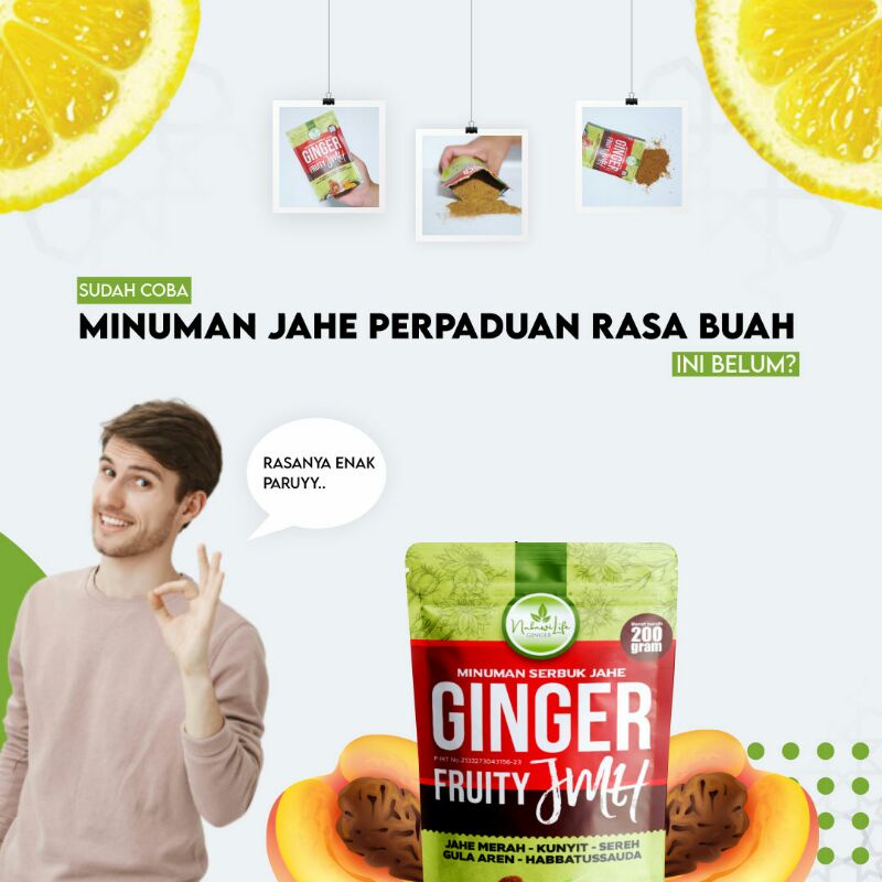 

Ginger JMH fruity 200g