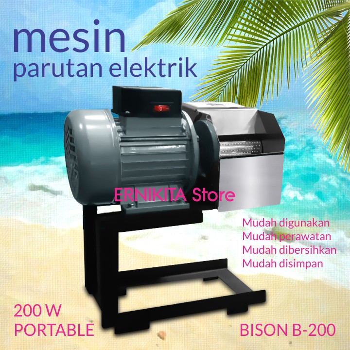 MESIN PARUTAN KELAPA PORTABLE ELECTRIC - Kaki Penyangga Besi