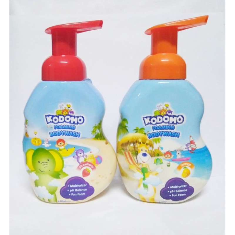 Kodomo Foaming Bodywash 250ml (pump)