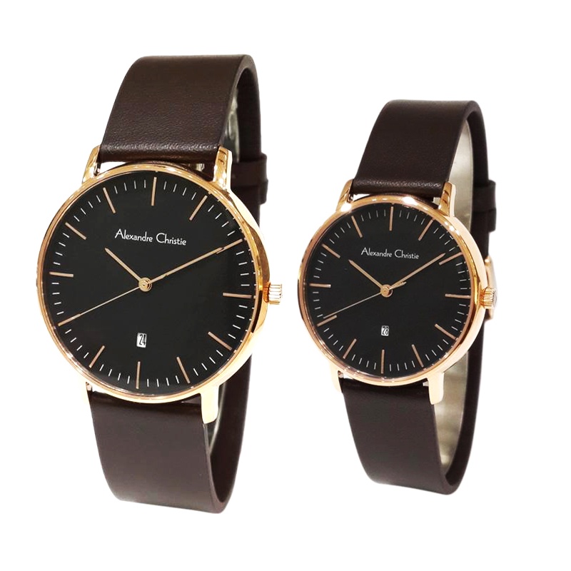 Jam tangan pria wanita couple original Alexandre Christie AC-8420 LD-MDLRGBA