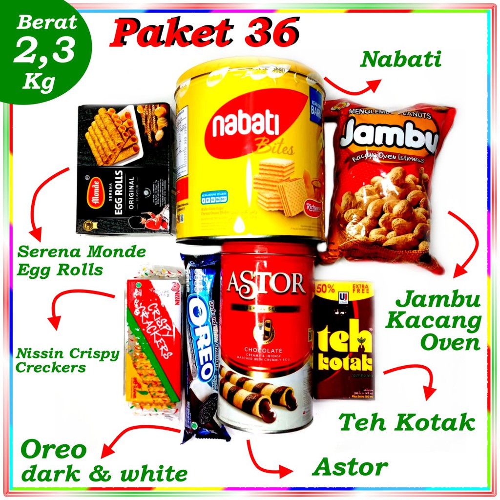 

Paket no 36 Paket Makanan Ringan Parsel Snack Happy Friends