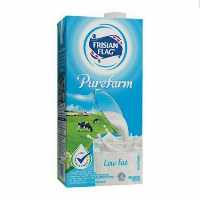 

Susu UHT Frisian Flag Pure Farm Low Fat per 900ml