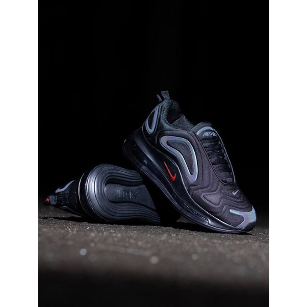 NIKE AIR MAX 720 black reflective / SEPATU PRIA / SNEAKERS PRIA / ORIGINAL