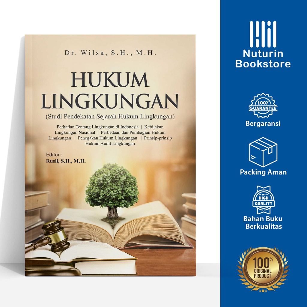 Buku Hukum Lingkungan Studi Pendekatan Sejarah Hukum Lingkungan