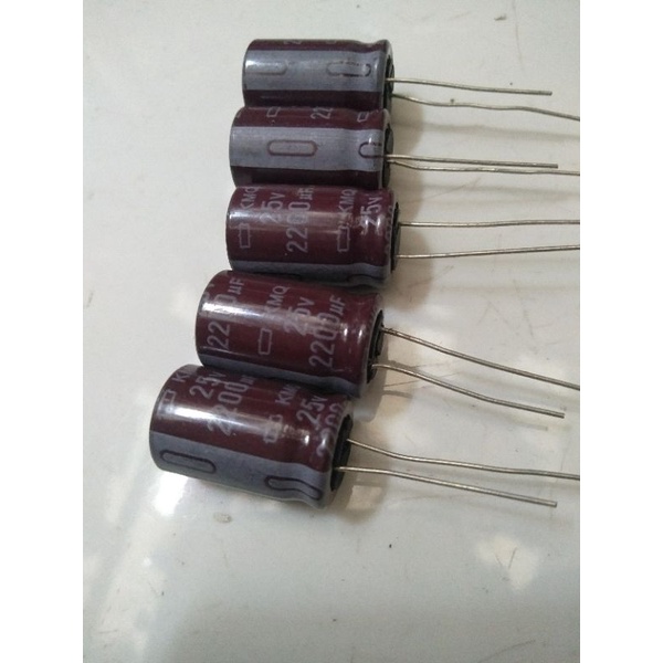 Elco 2200uf 25v isi 100pis