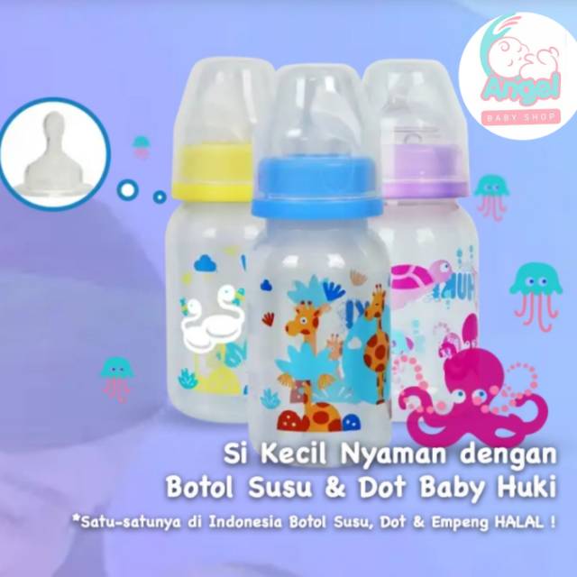 Huki botol round pp CI0328 120 ml