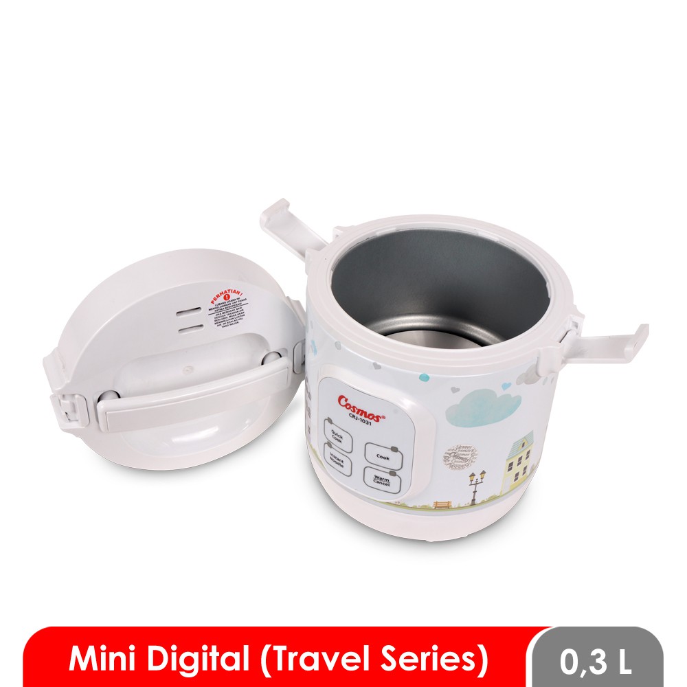 Cosmos Rice Cooker Digital Mini - Magic Com 0.3 L CRJ 1031