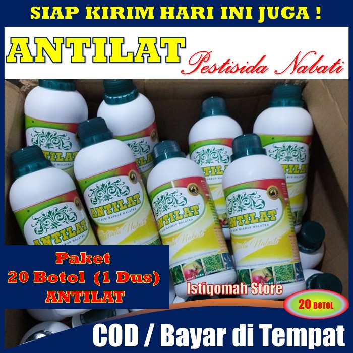 PROMO COD Paket 20 Botol (1 dus) ANTILAT Pestisida Nabati TERLARIS MURAH Harga Grosir Agen ANTILAT