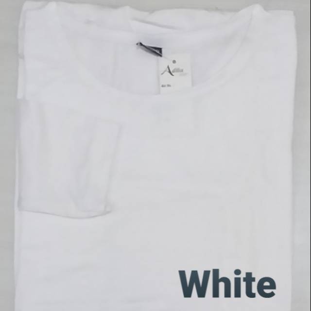 Manset Kaos Rayon Putih Standar dan Jumbo