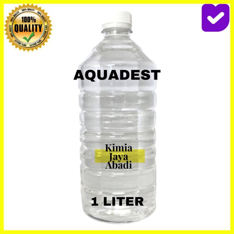 Jual Aquadest Air Suling 1 Liter Indonesiashopee Indonesia 9549