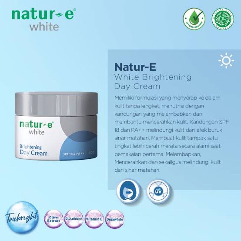 Natur-E day cream white