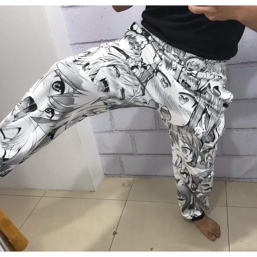 Celana Olahraga Jogger Pants Ahegao Kawaii Hentai Fullprint