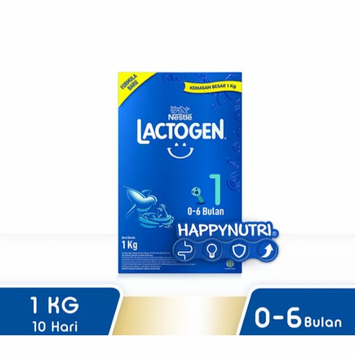 Lactogen 1/2 1000G - Susu Formula 0-6 Bulan / 6-12 Bulan