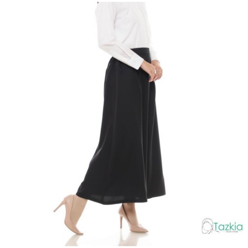 Bawahan Muslim Wanita|Basic Skirt Hitam|Rok Polos