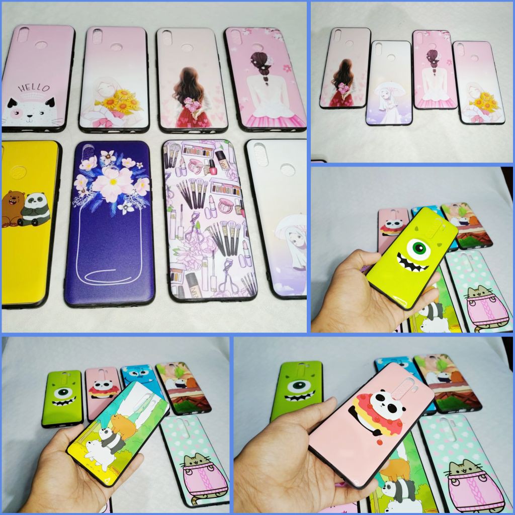 SOFT CASE KOREAN GIRLS LUCU SAMSUNG A50 A20S A750 J710 GRAND 2 OPPO A5S A5 2020 VIVO Y17