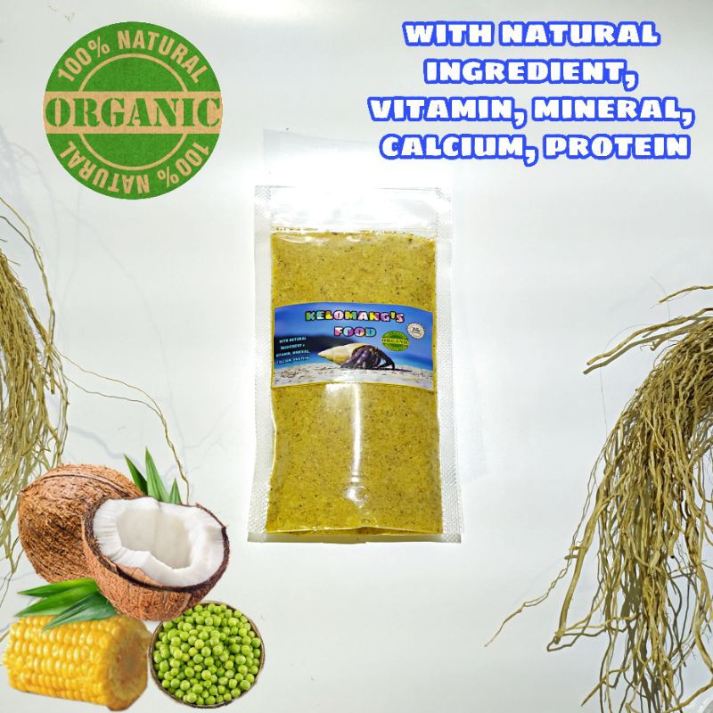 [100 GR] KELOMANG'S FOOD makanan kelomang darat keong kumang umang pompongan hermit crab land food