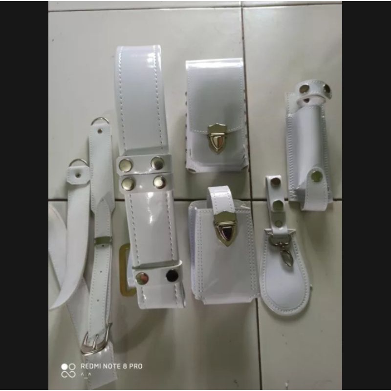 SABUK KOPEL SET PDL SATPAM SECURITY LANTAS POLANTAS POLRI DISHUB KEMENHUB POLOS TANPA LOGO