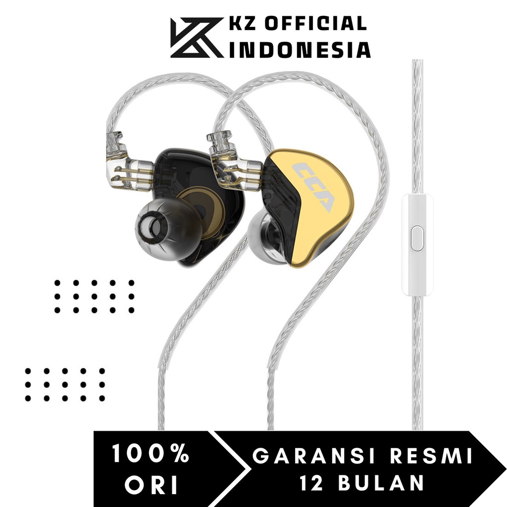 CCA CRA+ HiFi In Ear Earphone with MIC - Garansi Resmi